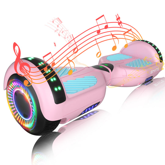 Apato Bluetooth Hoverboard 6.5'' 7.3 Mph | 7.5 Miles Range | Pink Blue for kids