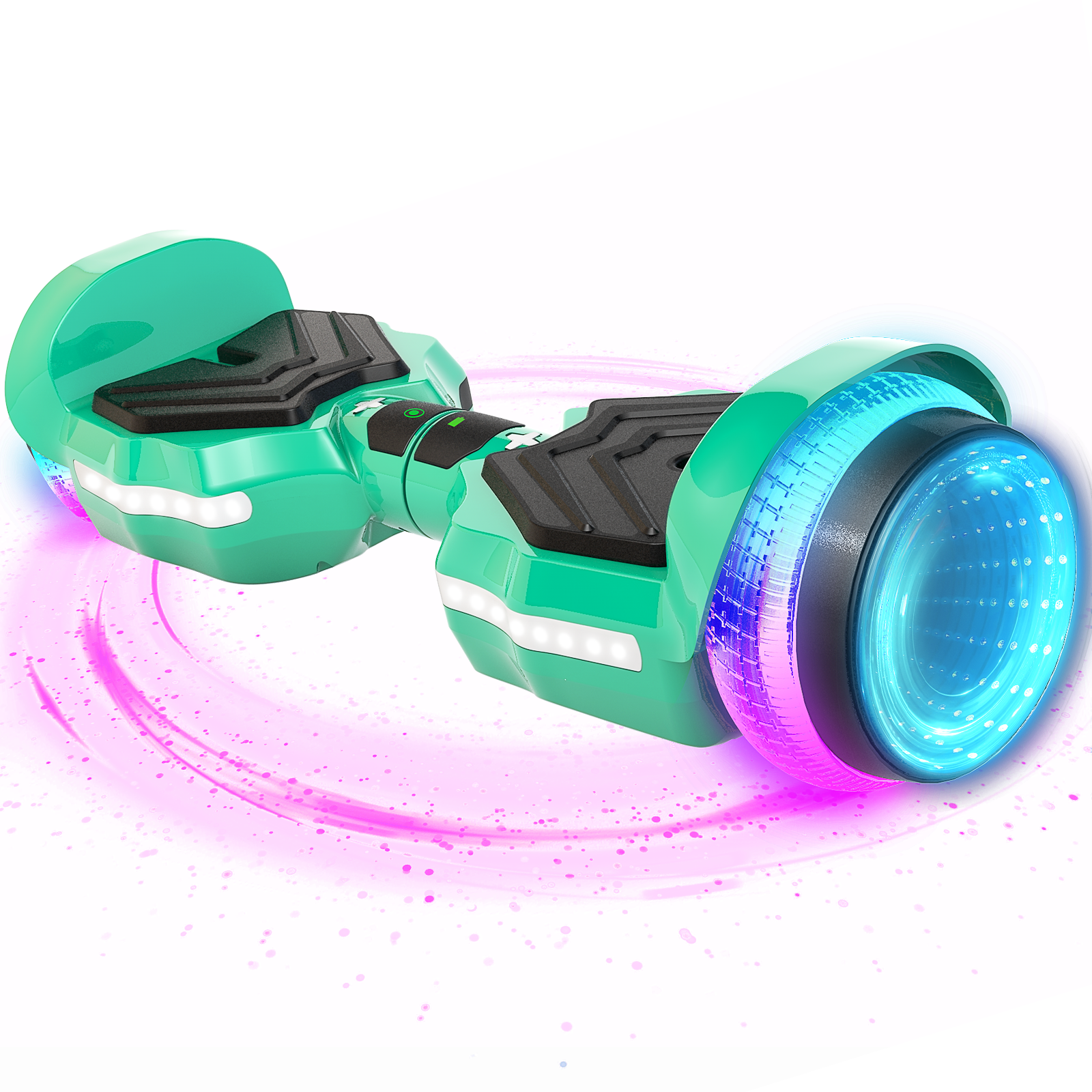 SIMATE Hurricane Tunnel LED Hoverboard 6.5'' 8.5Mph | 8