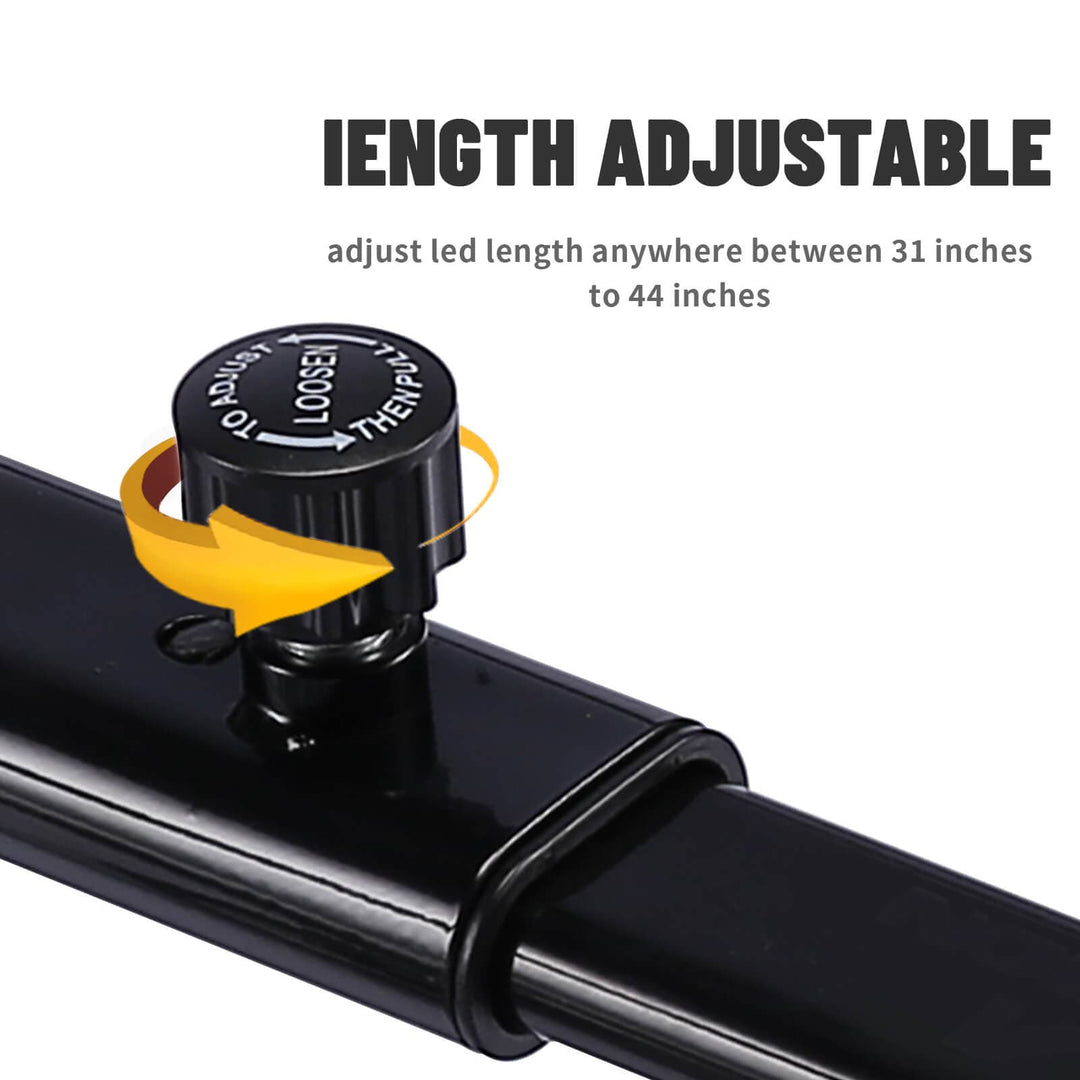 simate hoverboard go-kart attechment-length adjustable