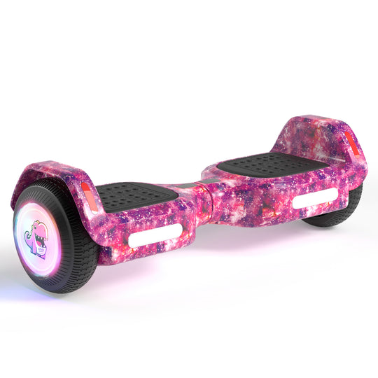 K2 LED Hoverboard 6.5'' 8.5Mph | 8 Miles Range | Galaxy Purple with Bluetooth