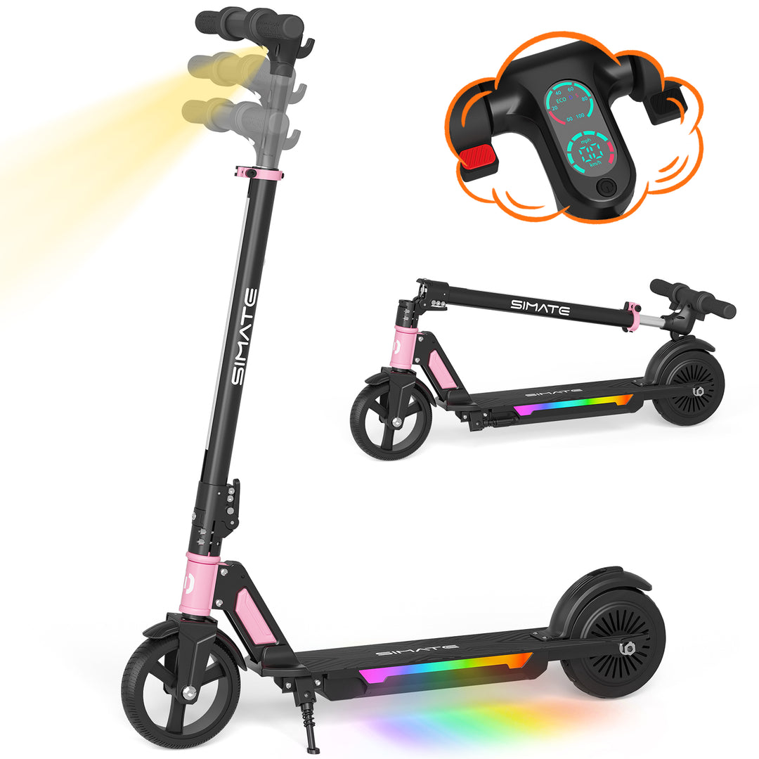 S7 Pro 250W Electric Scooter for Kids & Teens | Pink