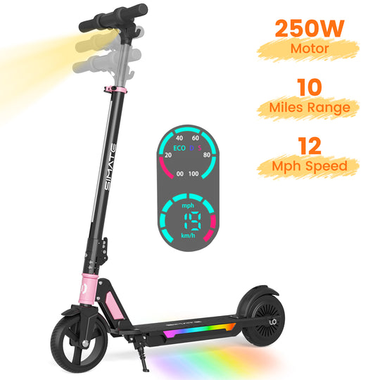 S7 Pro 250W Electric Scooter for Kids & Teens | Pink