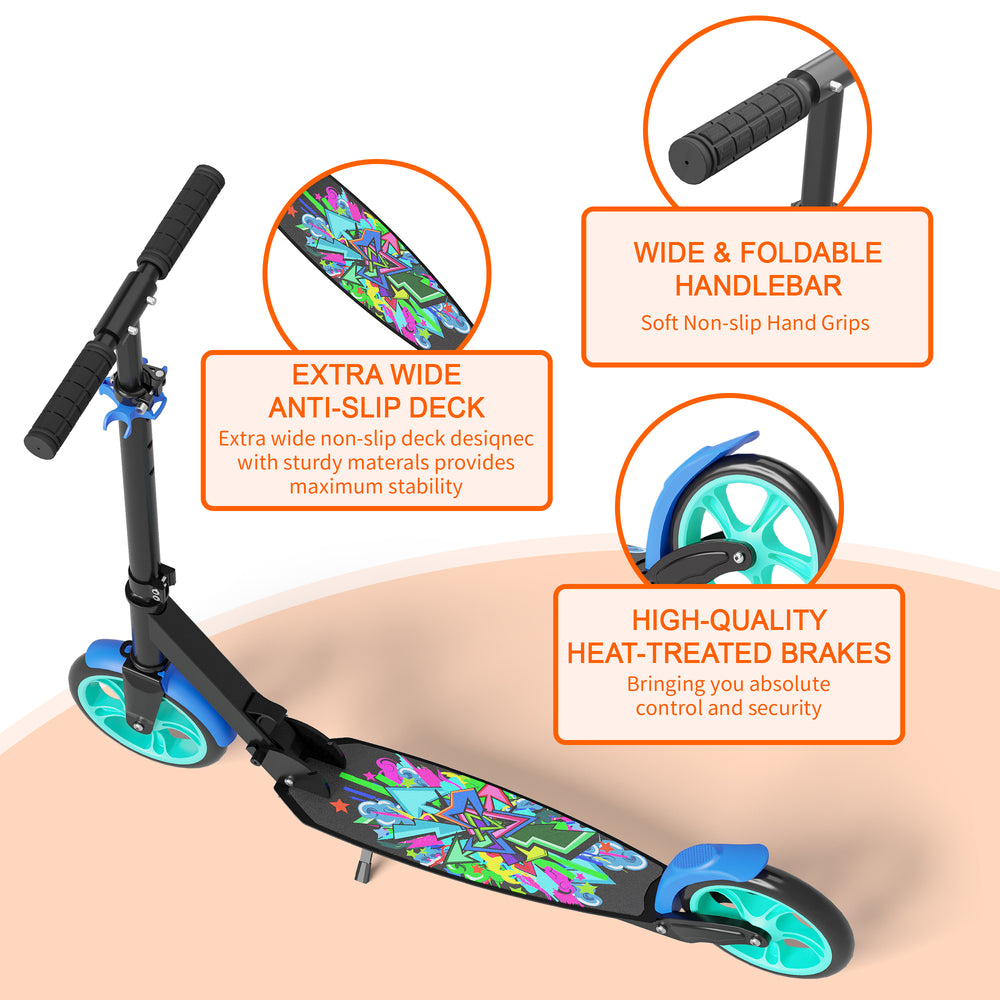 T1 Kick Scooter for Teen | Blue Black