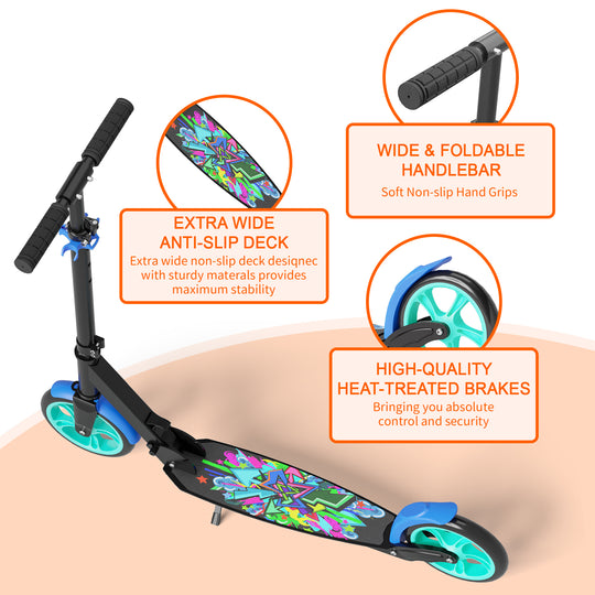 T1 Kick Scooter for Teen | Blue Black