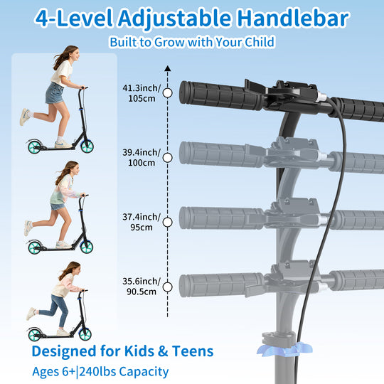T2 Kick Scooter for Teen | Blue Black