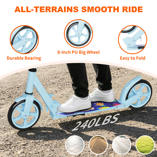 T1 Kick Scooter for Teen | New Blue
