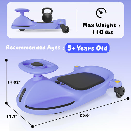 V1 Electric Wiggle Car for Kids | Blue