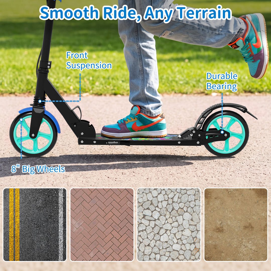 T2 Kick Scooter for Teen | Blue Black