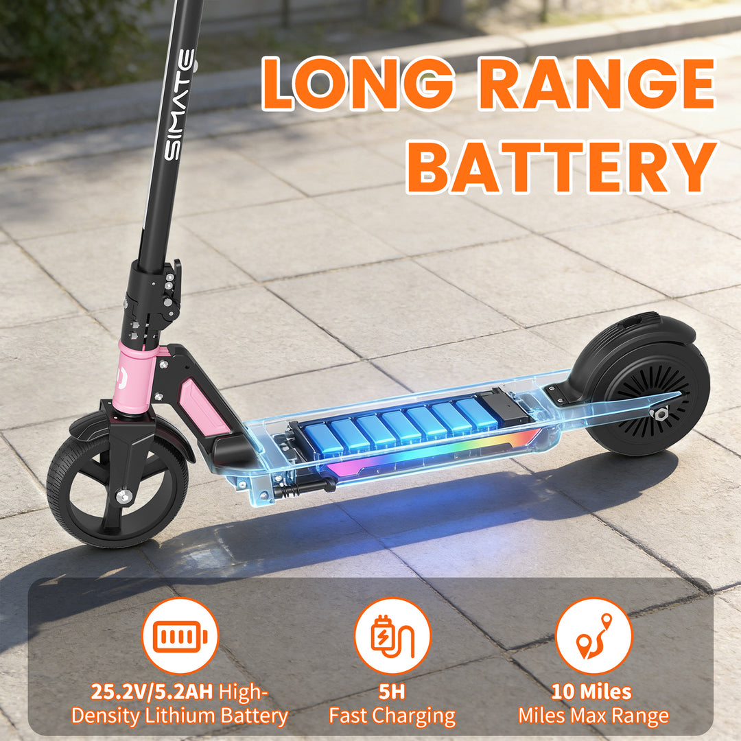 S7 Pro 250W Electric Scooter for Kids & Teens | Pink
