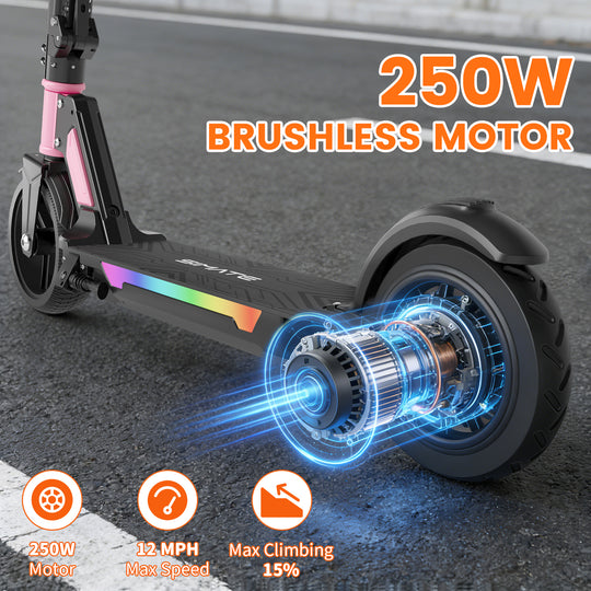 S7 Pro 250W Electric Scooter for Kids & Teens | Pink