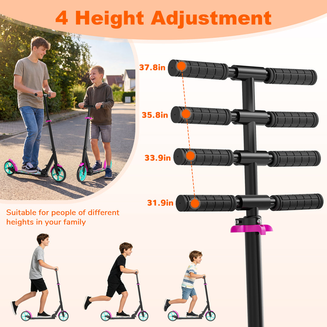 T1 Kick Scooter for Teen | Pink Black