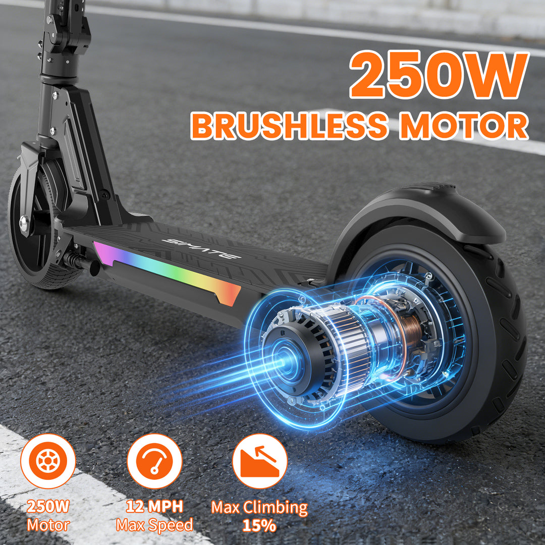 S7 Pro 250W Electric Scooter for Kids & Teens | Black
