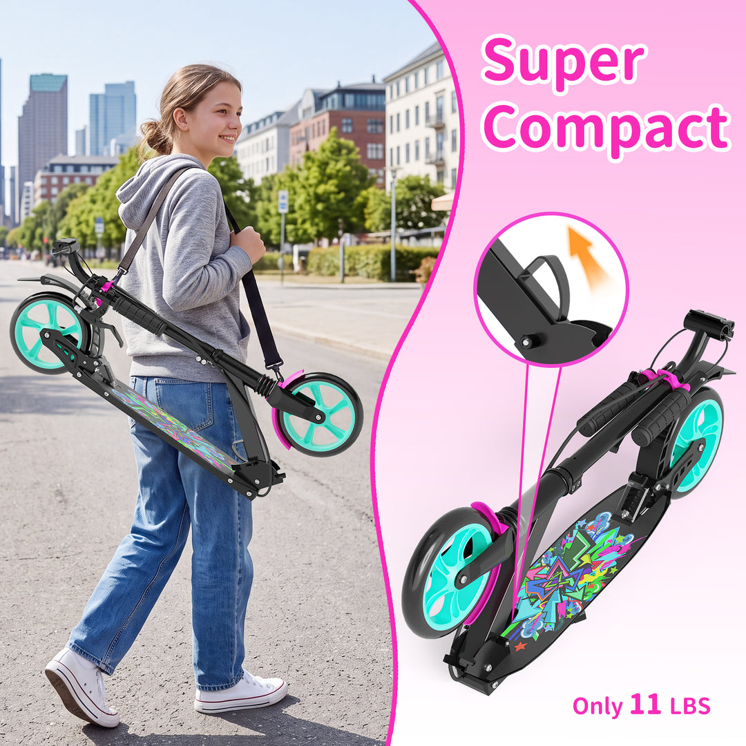 T2 Kick Scooter for Teen | Pink Black