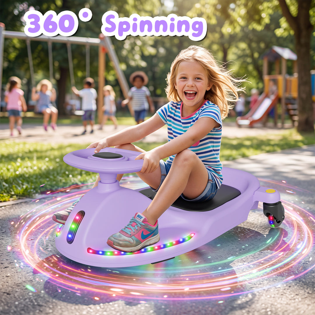 V1 Electric Wiggle Car for Kids | Purple