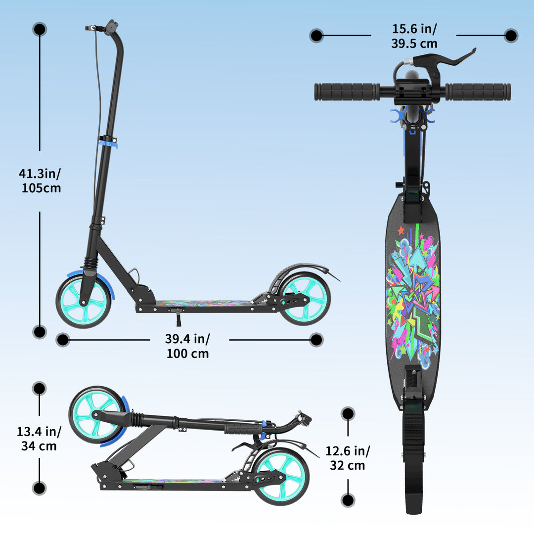 T2 Kick Scooter for Teen | Blue Black