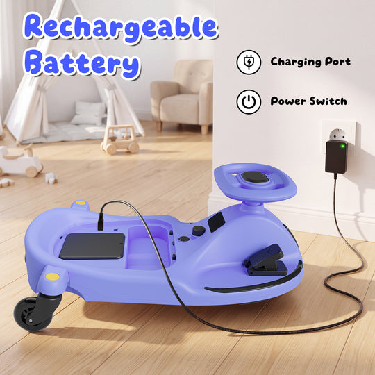 V1 Electric Wiggle Car for Kids | Blue