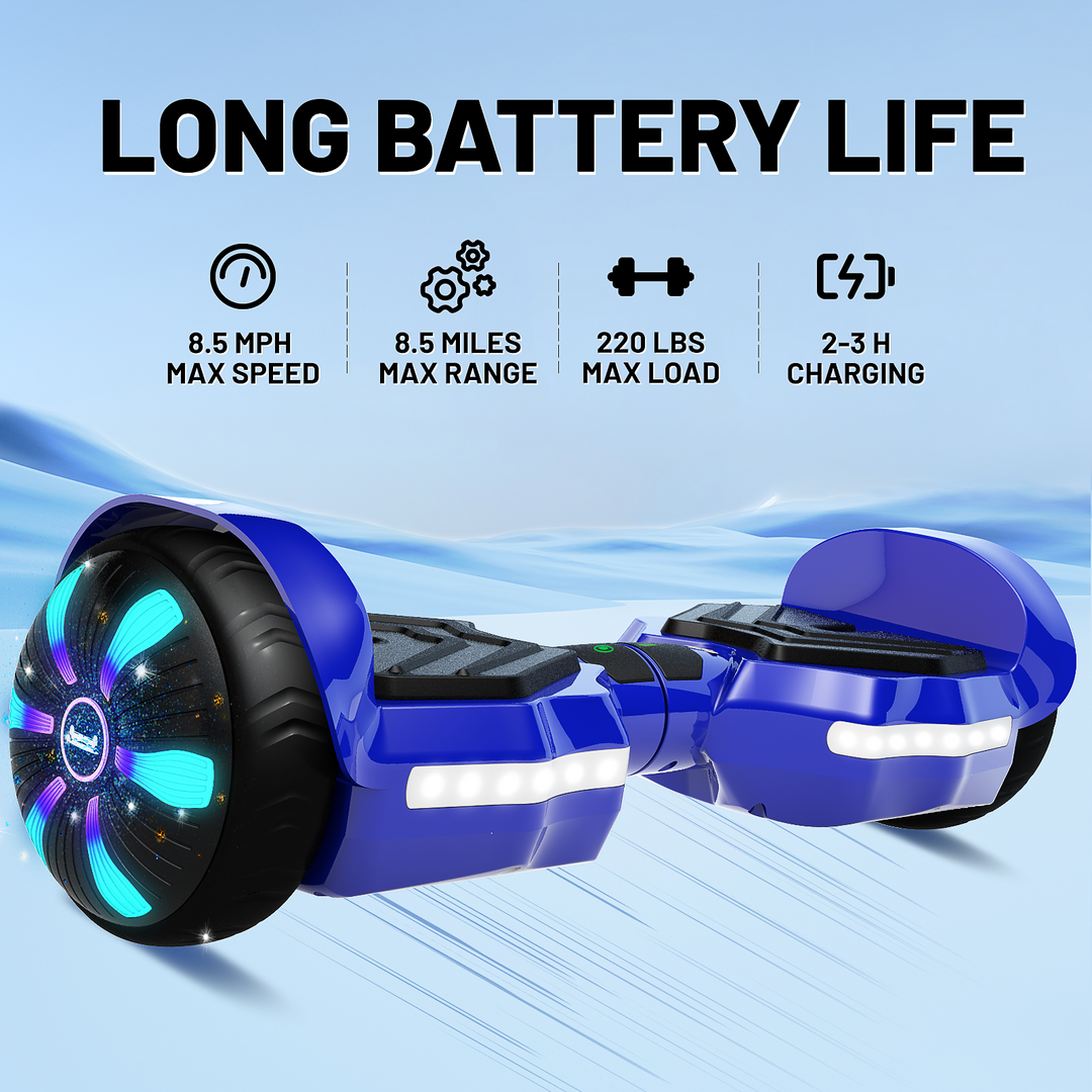 Upgraded Hoverboard Longest Battery Life Hoverboard SIMATE Version