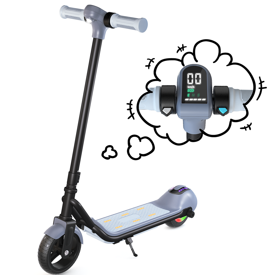 S4 Echo kids electric scooter with bluetooth | Grey