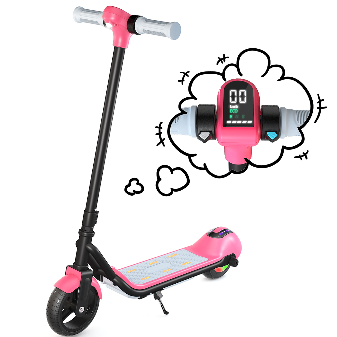 S4 Echo kids electric scooter with bluetooth | Pink