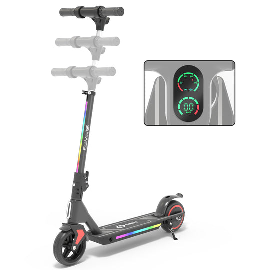 S2 Pro Adjustable Electric scooter for kids | Black