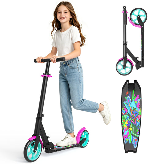T1 Kick Scooter for Teen | Pink Black