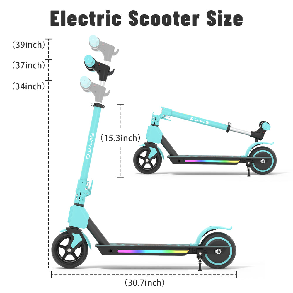 S2 Pro Adjustable electric scooter for kids | blue