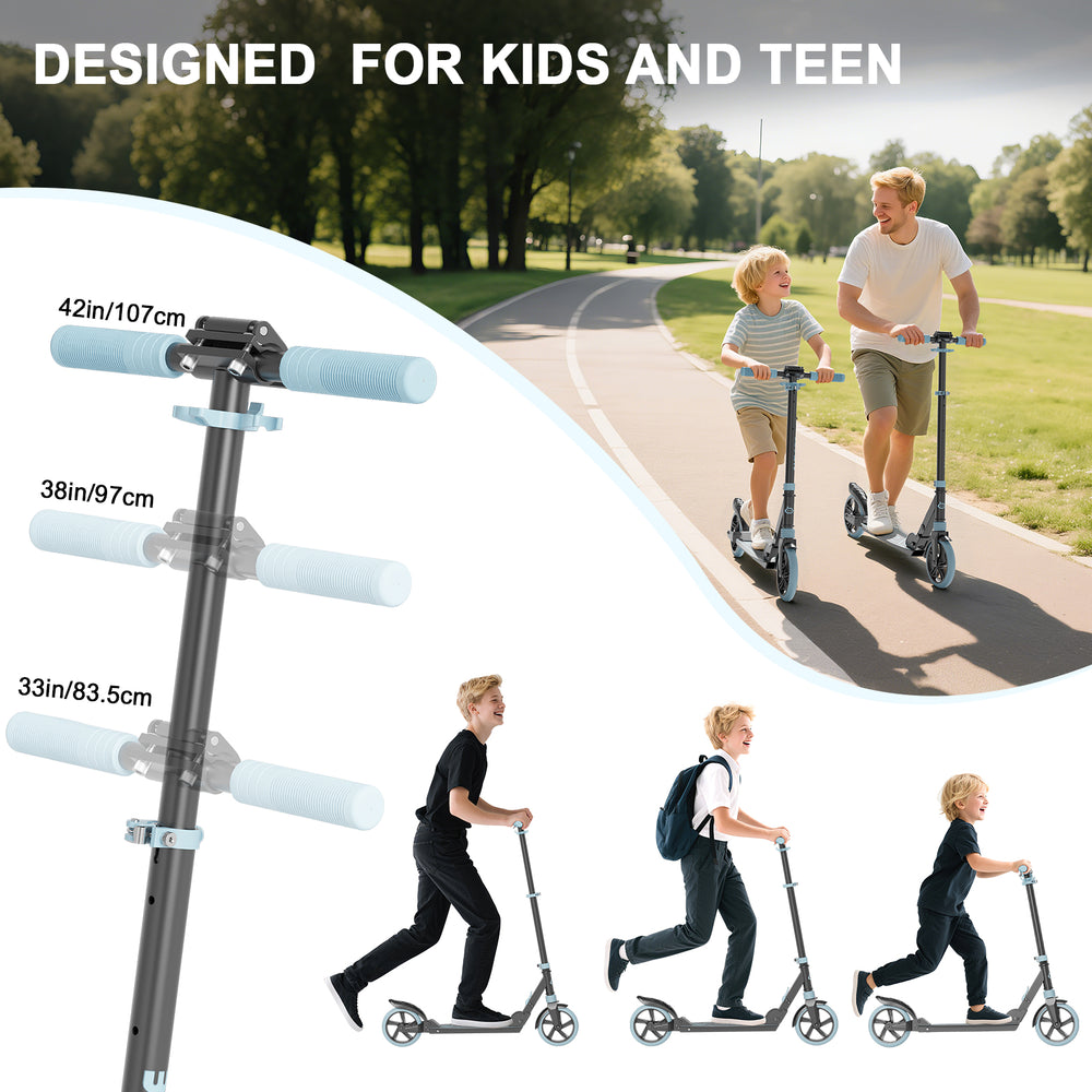 T1 Pro Kick Scooter for Teens | Blue