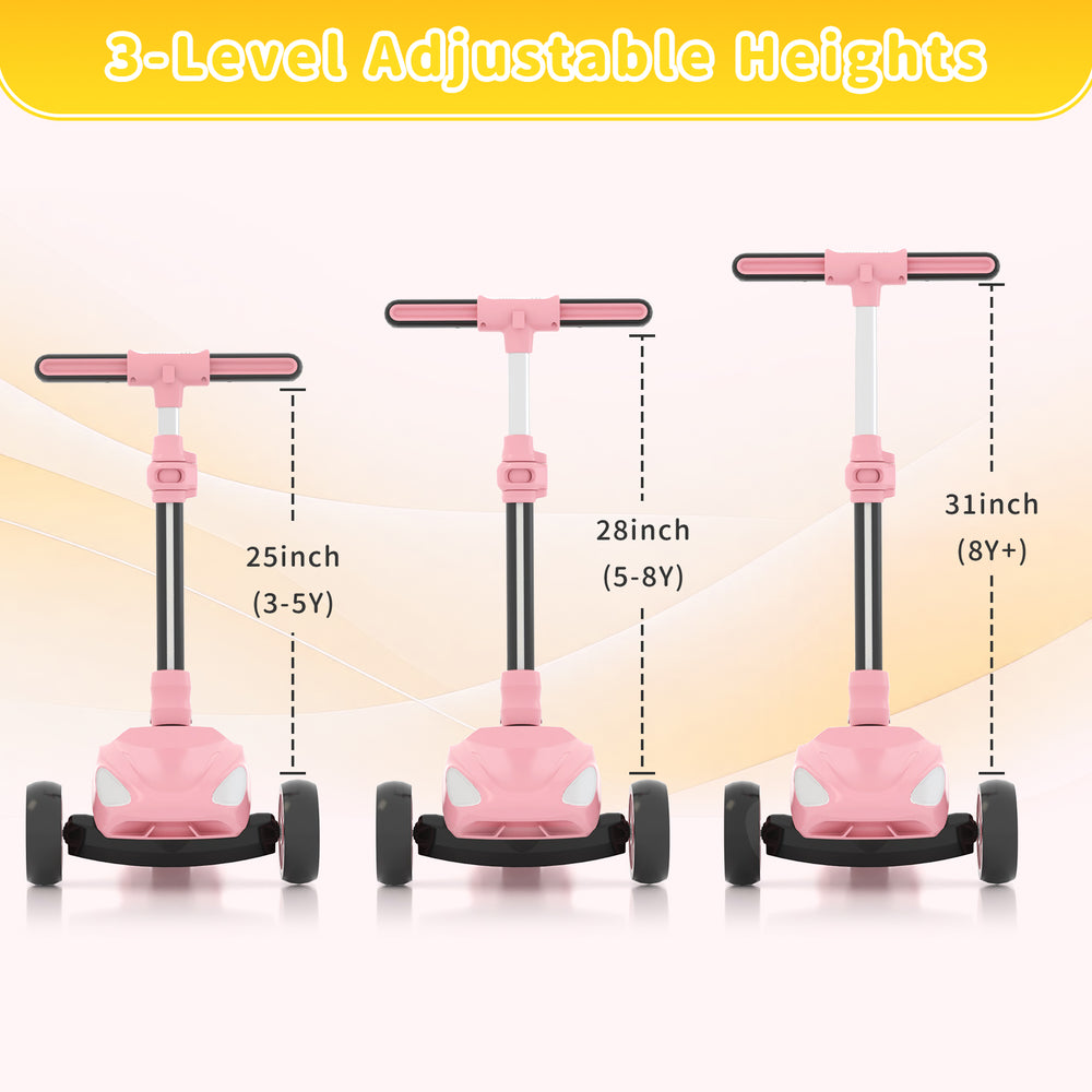 D3 kids 3 wheel scooter
