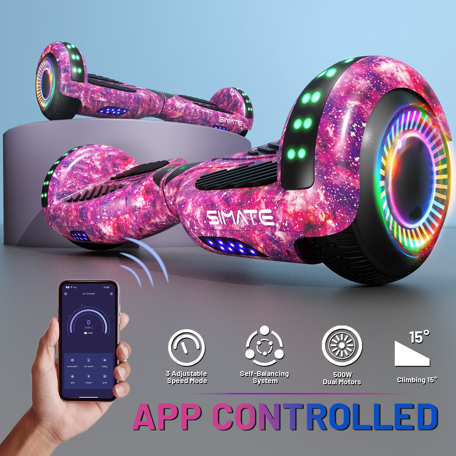 15 mph hoverboard best sale