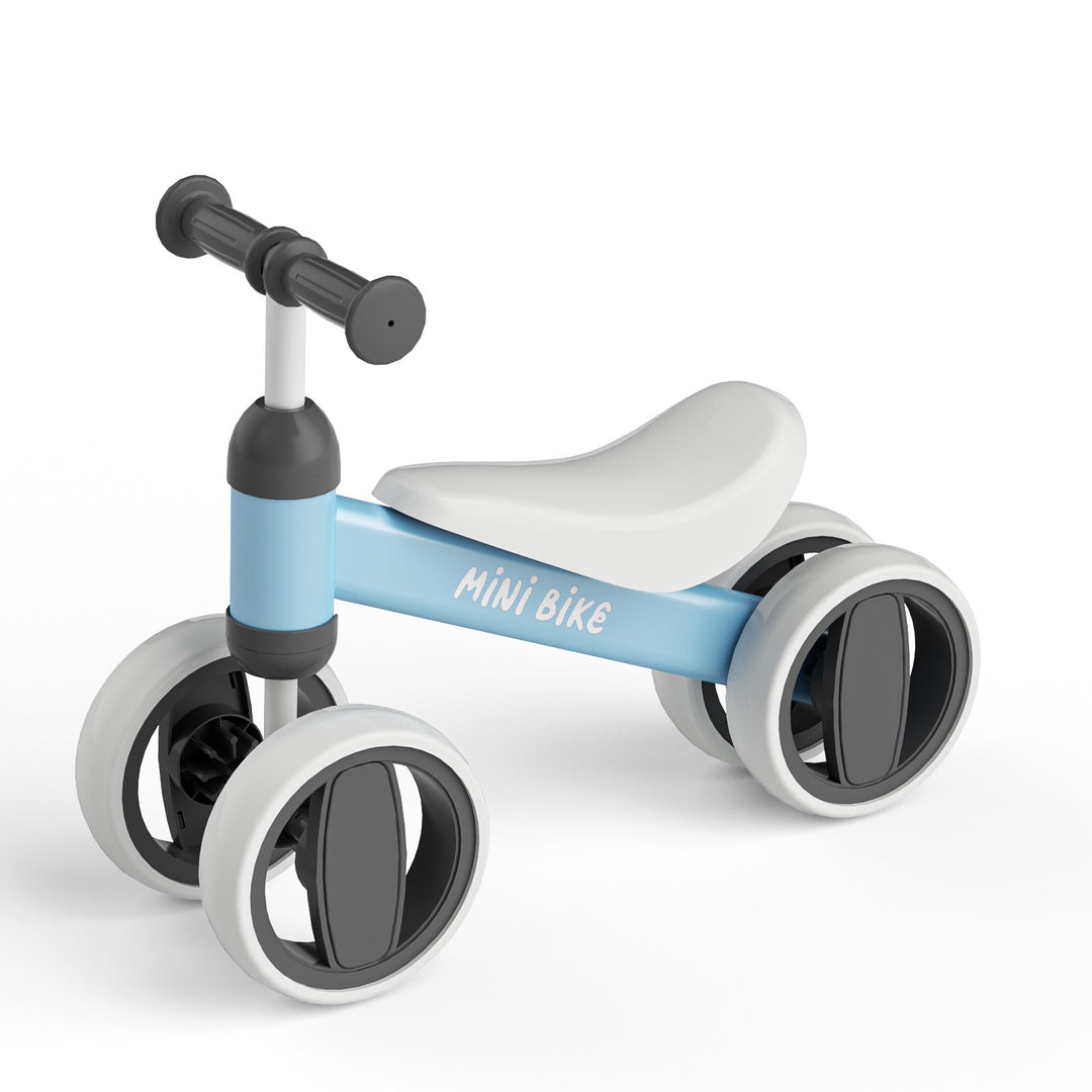 SIMATE Balance Bike Toys for 1 Year Old Boys Girls, 12-24 Month Toddler Ride on Toys, 4 Silent Wheels & Soft Seat, First Birthday Gifts for Baby Girls Boys