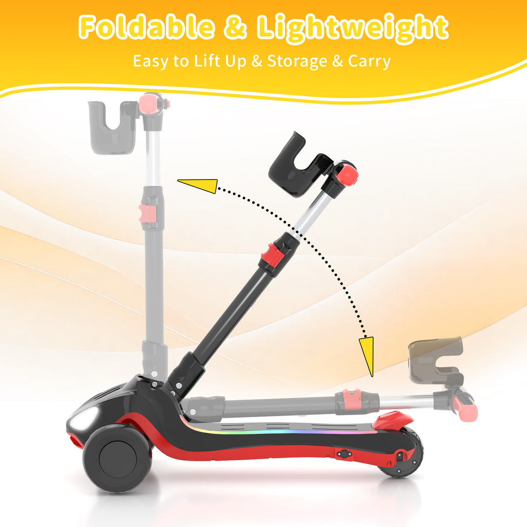 D3 kids 3 wheel scooter -- Black