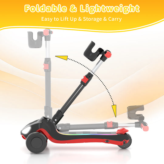 D3 kids 3 wheel scooter -- Black