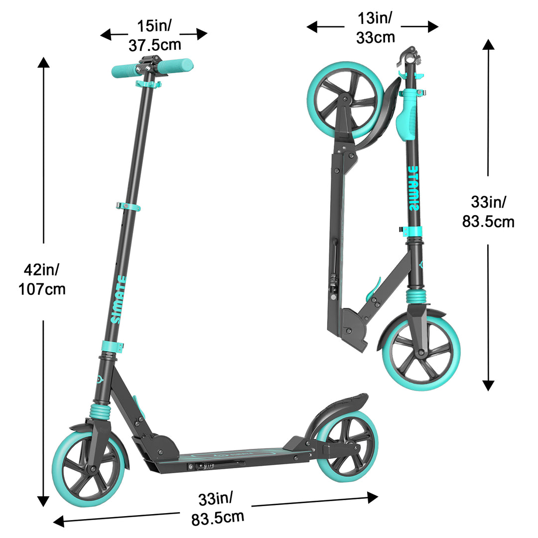 T1 Pro Kick Scooter for Teens | Aqua