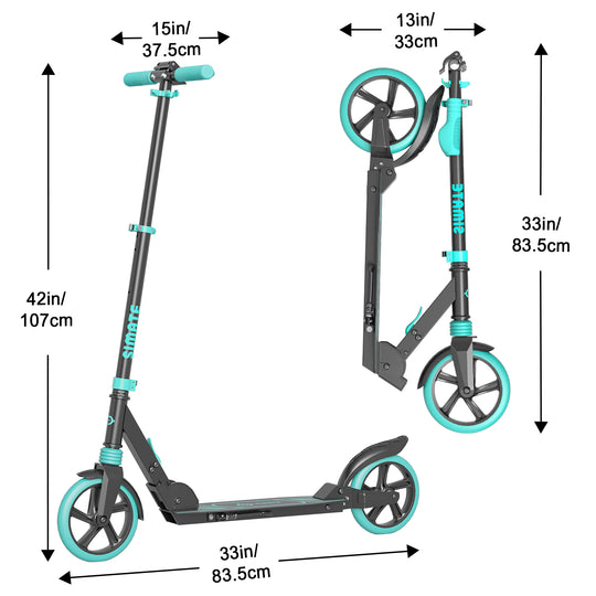 T1 Pro Kick Scooter for Teens | Aqua