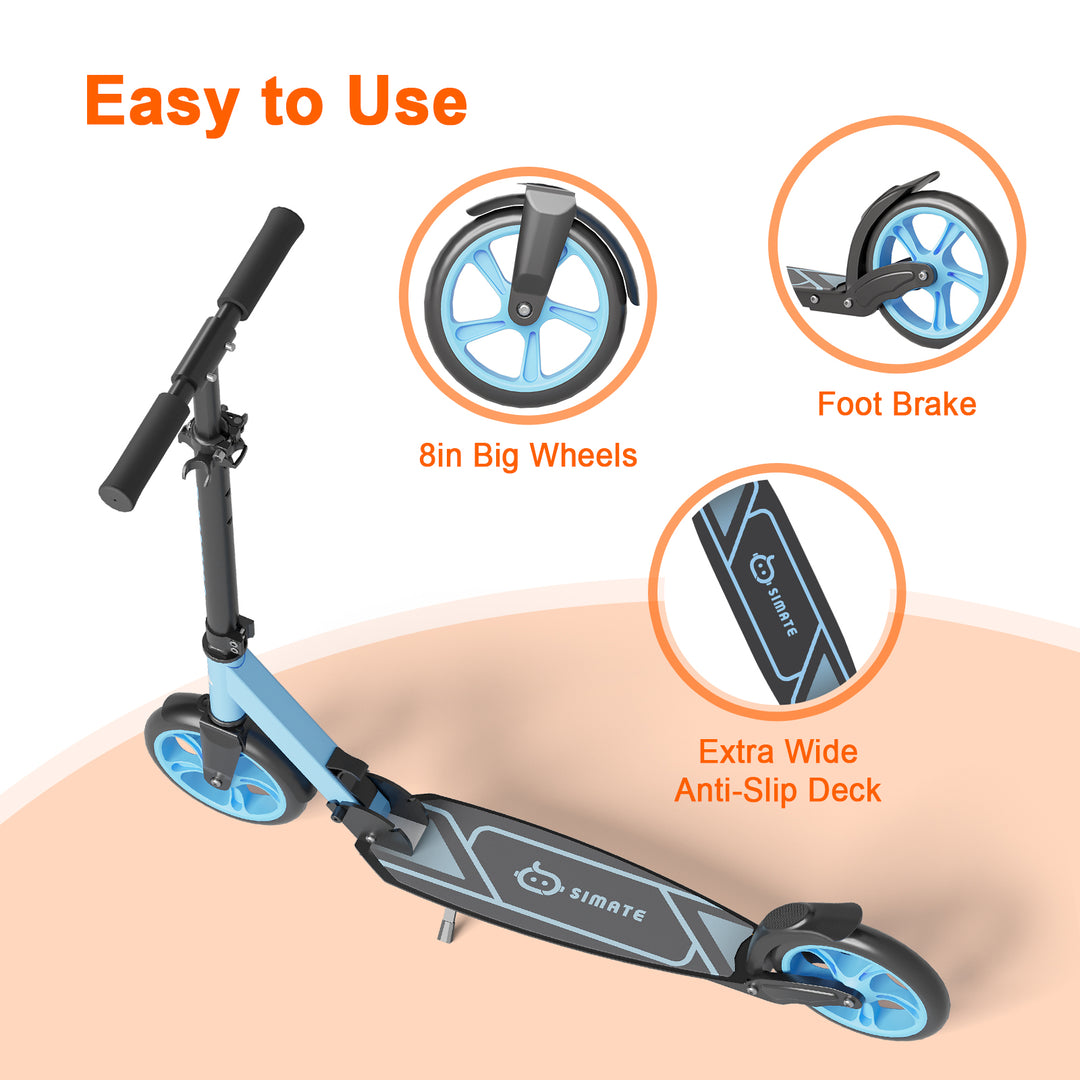 T1 Kick Scooter for Teens | Blue