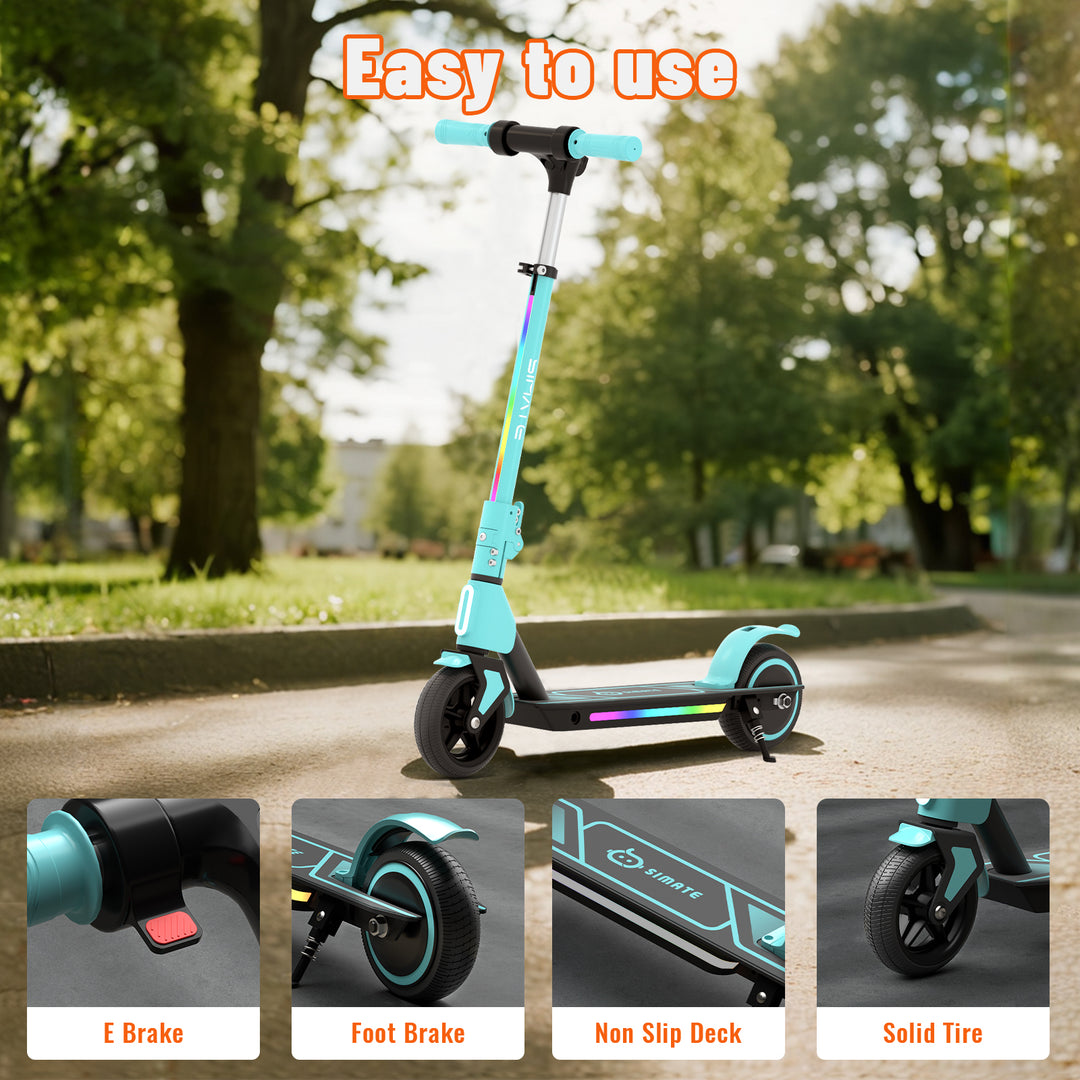 S2 Pro Adjustable electric scooter for kids | blue