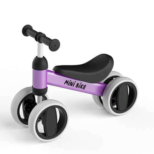 SIMATE Balance Bike Toys for 1 Year Old Boys Girls, 12-24 Month Toddler Ride on Toys, 4 Silent Wheels & Soft Seat, First Birthday Gifts for Baby Girls Boys Visit The Store