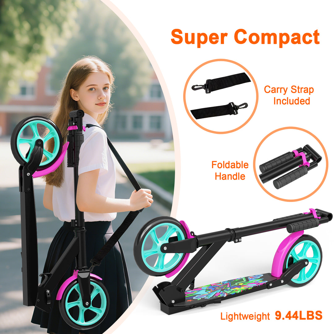T1 Kick Scooter for Teen | Pink Black
