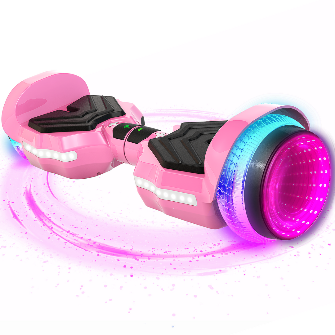 SIMATE Hurricane Tunnel LED Hoverboard 6.5 8.5Mph 8 Miles Range Simateboard