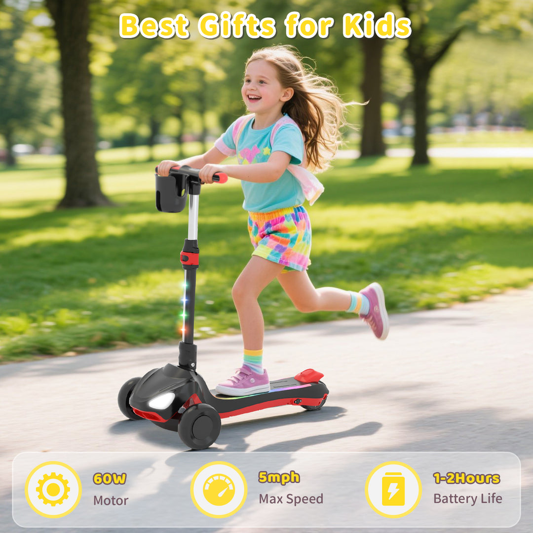D3 kids 3 wheel scooter -- Black