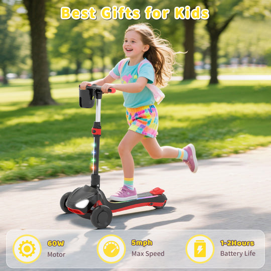 D3 kids 3 wheel scooter -- Black
