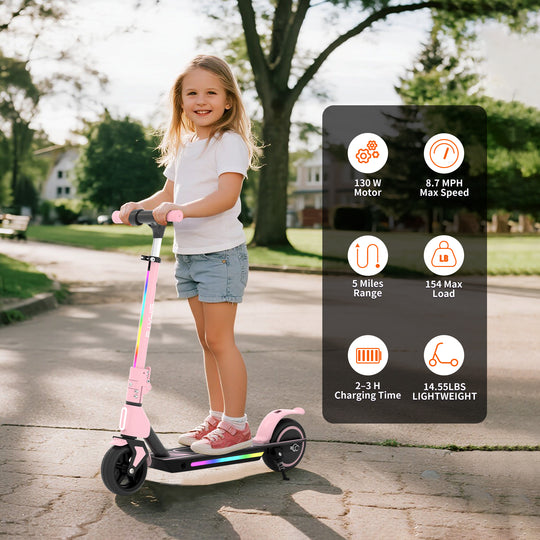 S2 Pro Adjustable Electric scooter for kids | Pink