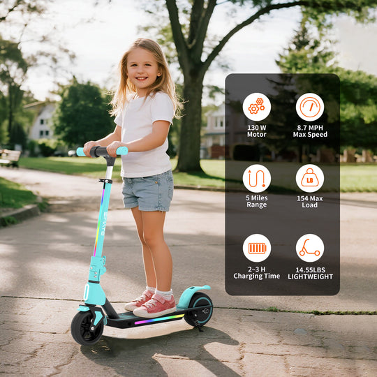 S2 Pro Adjustable electric scooter for kids | blue