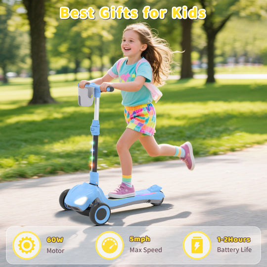 D3 kids 3 wheel scooter -- Blue