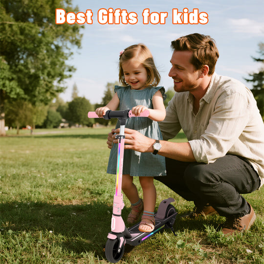 S2 Pro Adjustable Electric scooter for kids | Pink