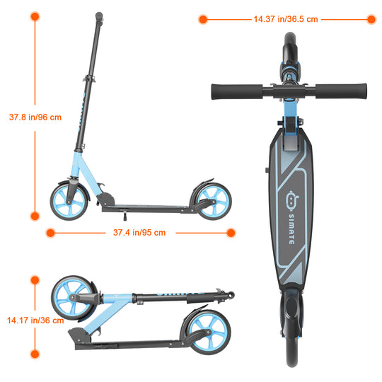 T1 Kick Scooter for Teens | Blue