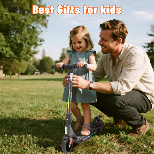 S2 Pro Adjustable Electric scooter for kids | Black