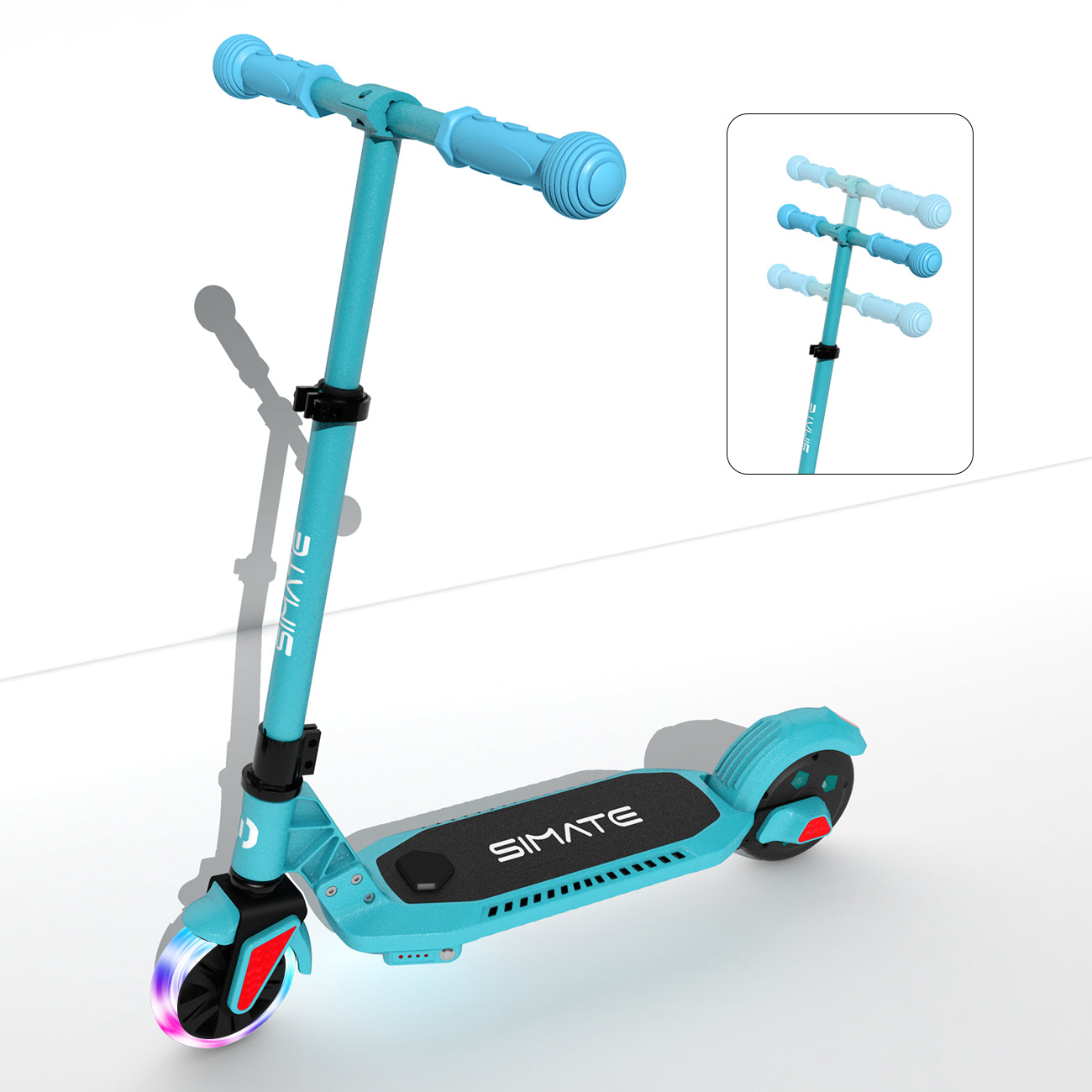 Spino - Blue kids e-scooter ages 6-12