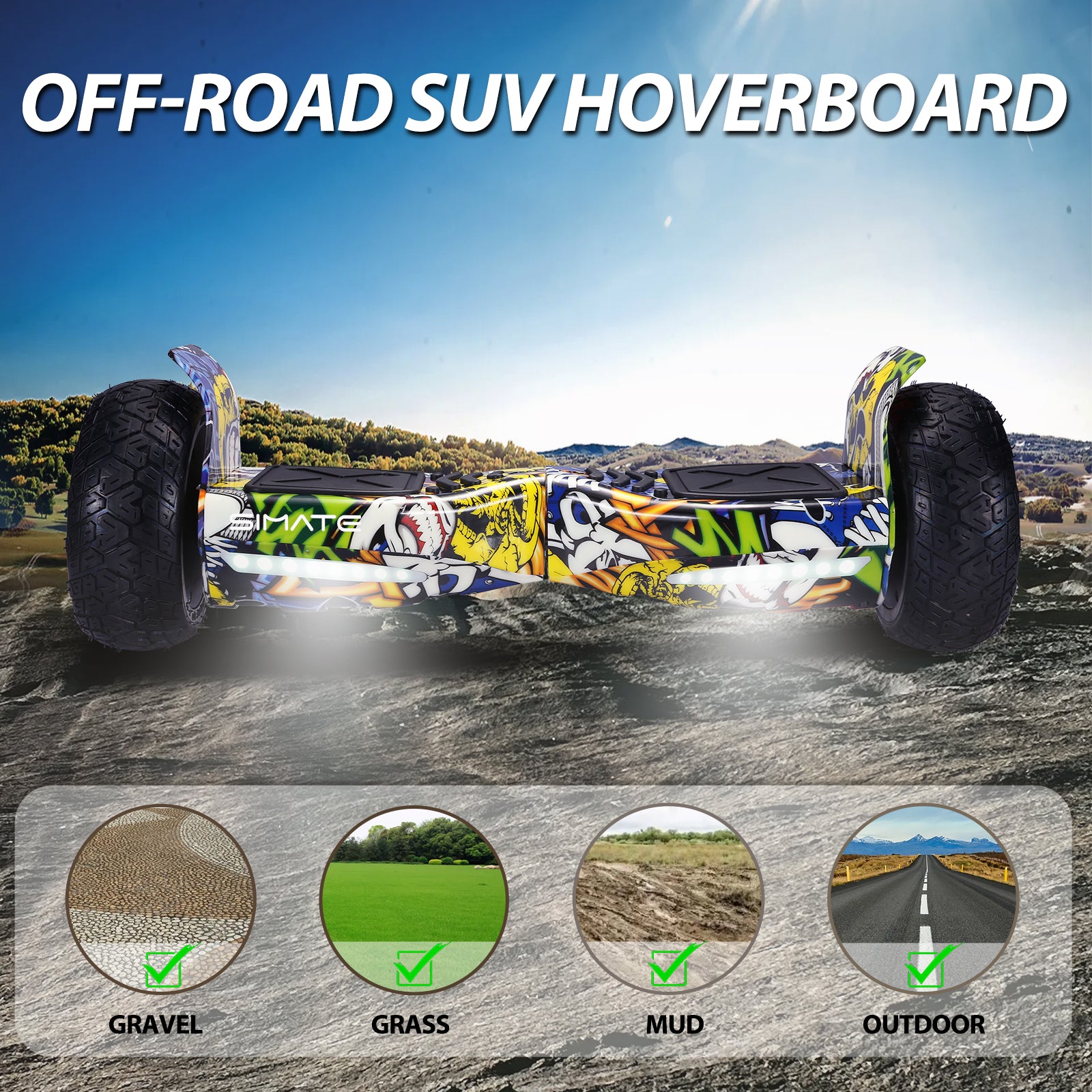 Tank 8.5'' Off Road - Graffiti