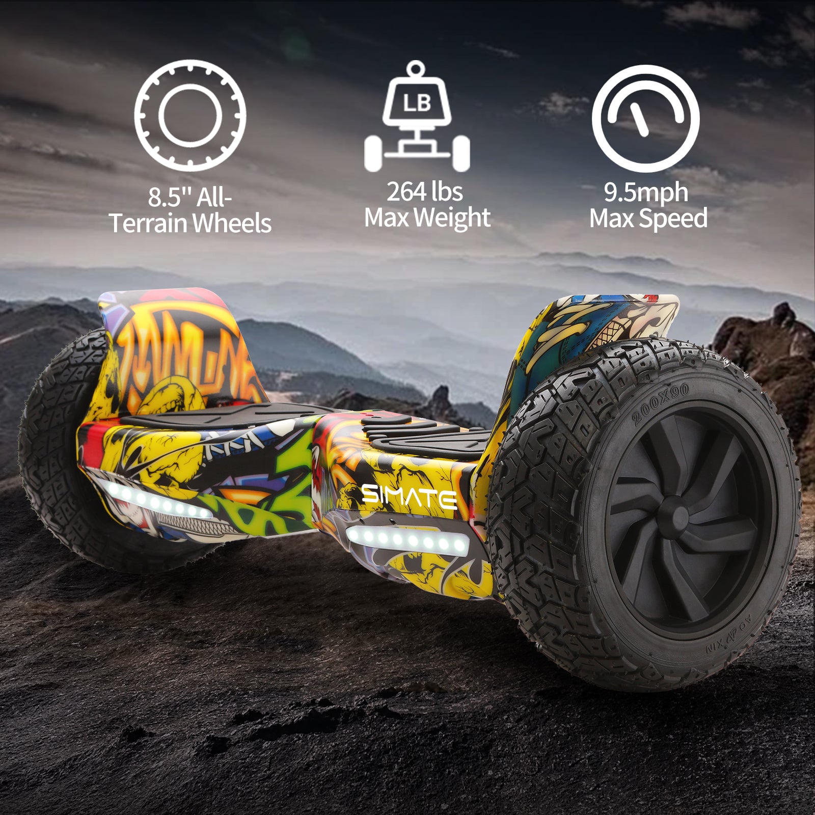 Tank 8.5'' Off Road - Graffiti